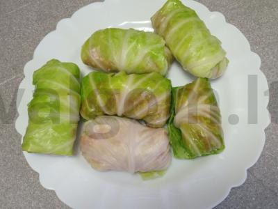 Balandėliai su jautienos faršu Žingsnis 7