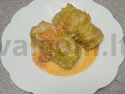 Balandėliai su jautienos faršu pagrindine nuotrauka