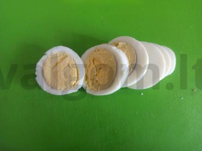 Sriuba su kiaušinių makaronais ir kiaušiniu Žingsnis 6