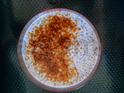 Kokosų chia pudingas su bananais Žingsnis 1