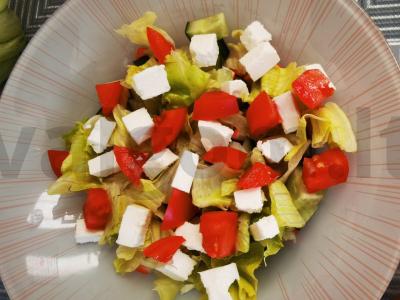 Salotas su feta „Ryškumas“ Žingsnis 9