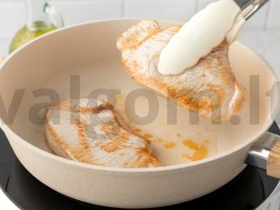 Kalakutienos kordono blu Žingsnis 3