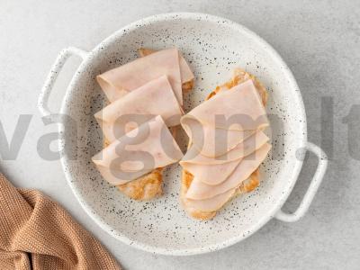 Kalakutienos kordono blu Žingsnis 5