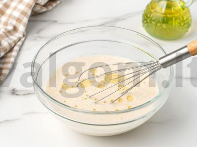 Blynai su lašiša ir grietinėlės sūriu Žingsnis 3