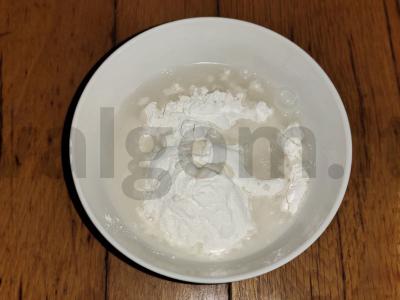 Lepeshka-galeta su žaliuoju svogūnu Žingsnis 3