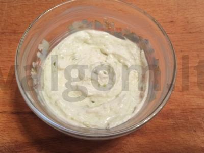 Varškės ir grietinės užtepas Žingsnis 3