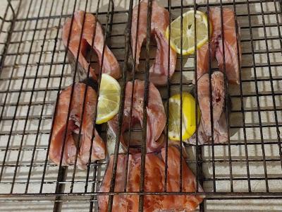 Upėtakis ant grilio vakarienei Žingsnis 2