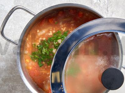 Vištienos kharcho sriuba Žingsnis 17