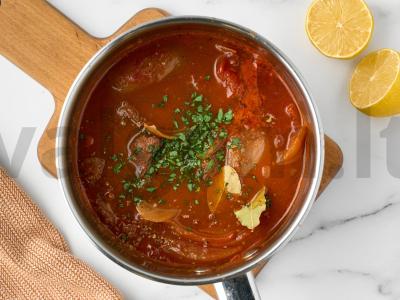 Graikiškas jautienos stifadas Žingsnis 7