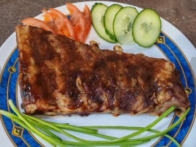 Kiaulienos šonkauliai „Barbekiu“ pagrindine nuotrauka