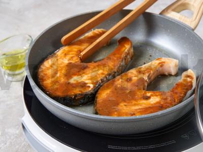 Lašiša grietinėlės miso padaže Žingsnis 3