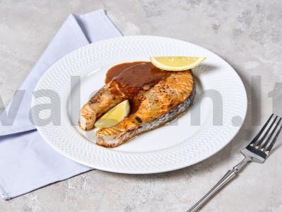 Lašiša grietinėlės miso padaže pagrindine nuotrauka