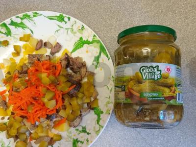 Vištienos kepenėlių salotas Žingsnis 6