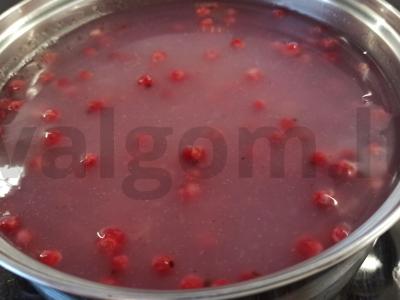 Raudonųjų serbentų kisielius Žingsnis 4