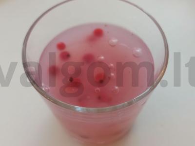 Raudonųjų serbentų kisielius pagrindine nuotrauka