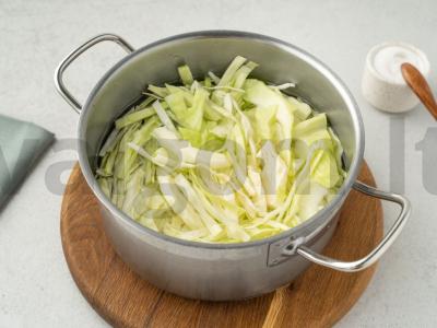 Sūdyta kopūstai sūryje Žingsnis 2