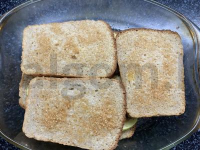 Duonos apkepas su obuoliais Žingsnis 7