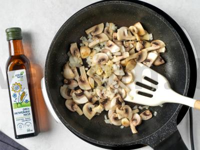 Grikių košė su grybais ir kepta moliūgu Žingsnis 4