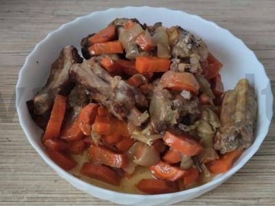 Kiaulienos šonkauliai, kepti maišelyje su morkomis Žingsnis 10