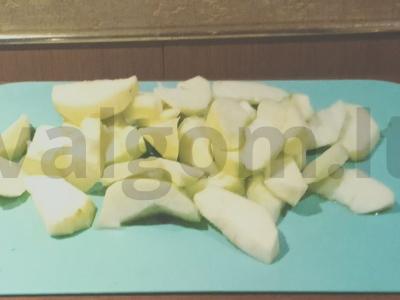 Obuolių-apelsinų kompotas Žingsnis 2