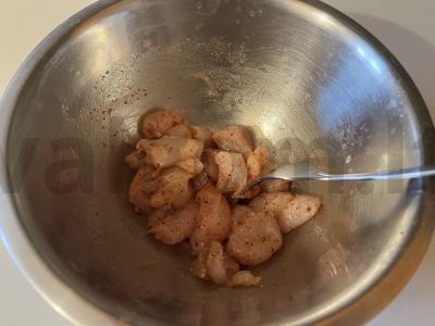 Sultinga šašlykinė su marinuota vištiena Žingsnis 4