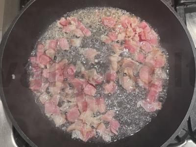 Pasta „Carbonara“ su parmezanu Žingsnis 5