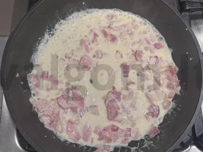 Pasta „Carbonara“ su parmezanu Žingsnis 6