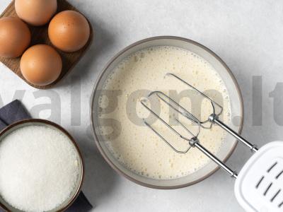 PP-kulichas su migdolų miltais Žingsnis 2