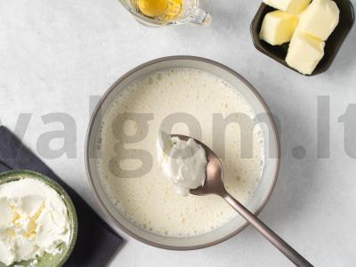 PP-kulichas su migdolų miltais Žingsnis 3