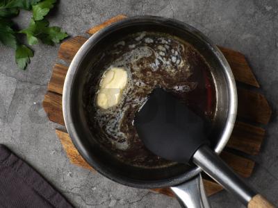 Soba su parmezanu ir šereso padažu Žingsnis 4