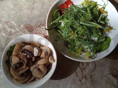 Marinuoti pievagrybiai per 30 minučių Žingsnis 5