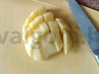 Greita solianka su mėsa ir dešrelėmis Žingsnis 2