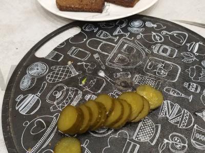 Sumuštiniai su šprotais „Borodino“ Žingsnis 5