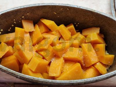 Pšenių košė su kalakutienos faršu ir moliūgu Žingsnis 3