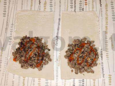 Mėsos konvertukai „Aštrus apetitas“ Žingsnis 6