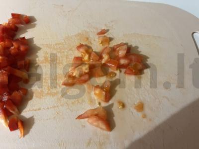 Skani mėsos salotos „Šiluma“ Žingsnis 6