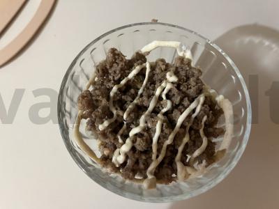 Skani mėsos salotos „Šiluma“ Žingsnis 14