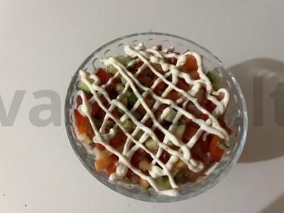 Skani mėsos salotos „Šiluma“ Žingsnis 16