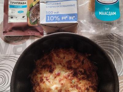 Keptas meksikietiškas mišinys su krevetėmis po sūriu Žingsnis 8