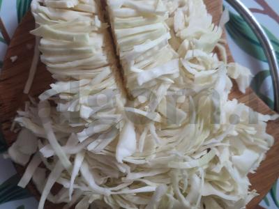 Borsčas vištienos sultinyje „Žiema-šaltis“ Žingsnis 6