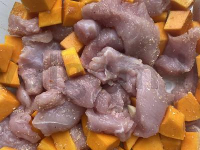 Keptas kalakutienos azu su moliūgu Žingsnis 3