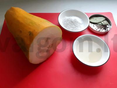 Dietiniai marinuoti cukinijos Žingsnis 1