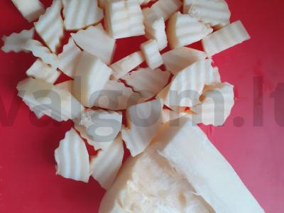 Dietiniai marinuoti cukinijos Žingsnis 3