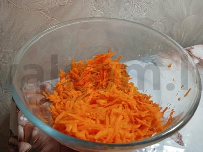 Varškės apkepas su morkomis be cukraus Žingsnis 1