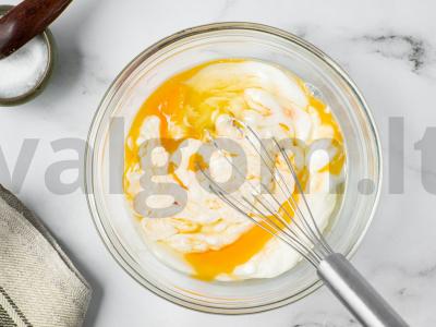 Namų sūris su kiaušiniu Žingsnis 2