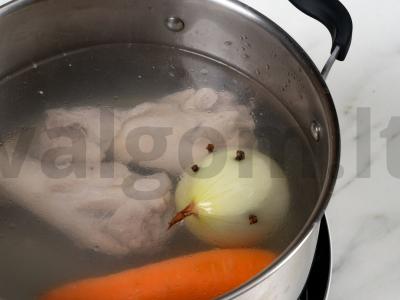 Žuvies želė iš paukštienos Žingsnis 3