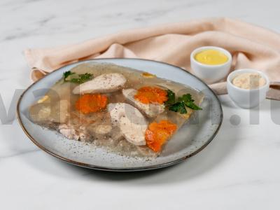 Žuvies želė iš paukštienos pagrindine nuotrauka