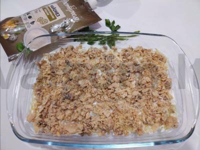 Salotas „Mimoza“ su lašiša Žingsnis 2