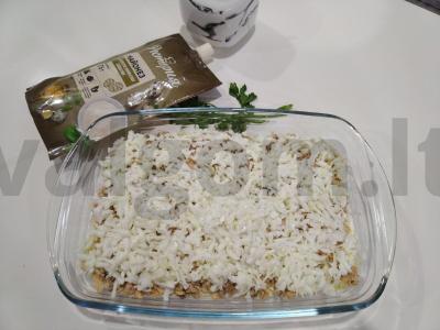 Salotas „Mimoza“ su lašiša Žingsnis 3