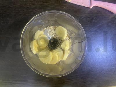 Avižiniai blynai iš trijų naudingų ingredientų Žingsnis 2